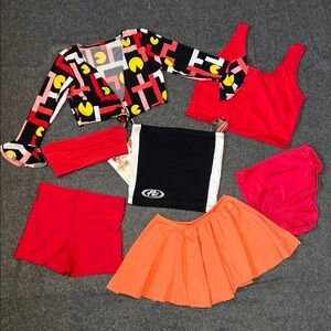 Pac-Man Bundle: Girls S Active/Dancewear Mix & Match. New